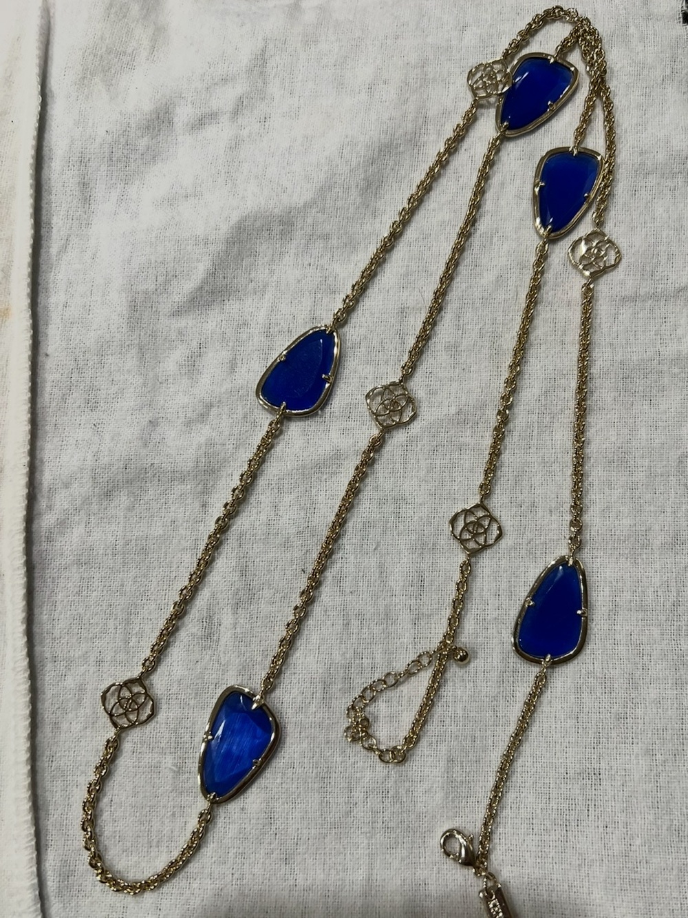 Kendra Scott cobalt cats eye kinley
